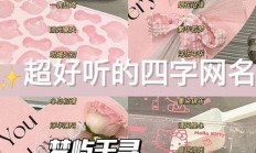 2021最好听的网名（四个字的最好听的微信昵称）