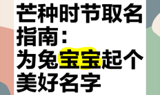 芒组词（芒字取名的寓意）