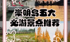 崇明岛旅游攻略（上海景点旅游攻略）