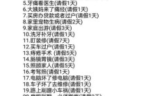 什么理由请假老师不会拒绝（比较靠谱的请假理由）